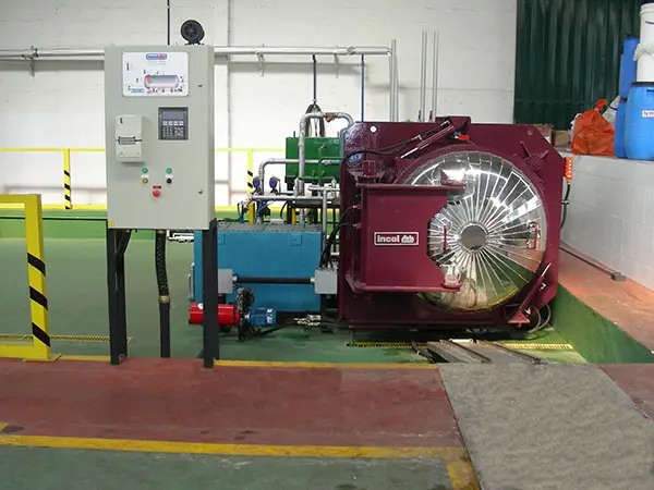 Autoclave industrial para tratamiento de residuos - Ingeniería M&A